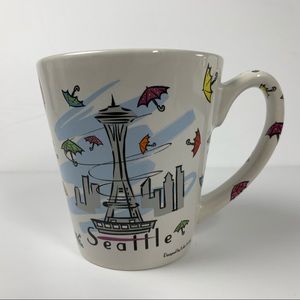 Seattle Washington Luke-A-Tuke Mug Cup Umbrellas